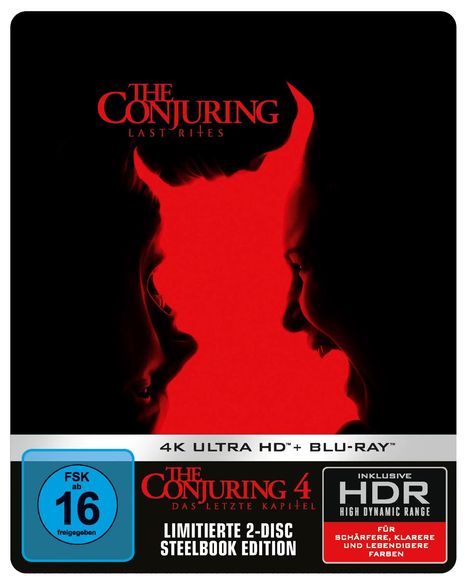 The Conjuring 4: Das letzte Kapitel (Ultra HD Blu-ray & Blu-ray im Steelbook), 1 Ultra HD Blu-ray und 1 Blu-ray Disc