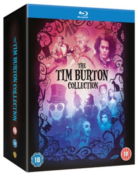 Tim Burton Collection (Blu-ray) (UK Import mit deutscher Tonspur), 8 Blu-ray Discs