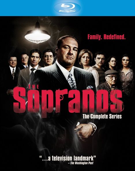 The Sopranos (Complete Collection) (Blu-ray) (UK-Import mit deutscher Tonspur), 28 Blu-ray Discs