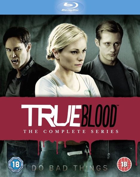 True Blood Season 1-7 (Blu-ray) (UK Import), 33 Blu-ray Discs