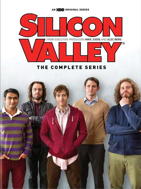 Silicon Valley Season 1-5 (The Complete Series) (UK Import), 9 DVDs