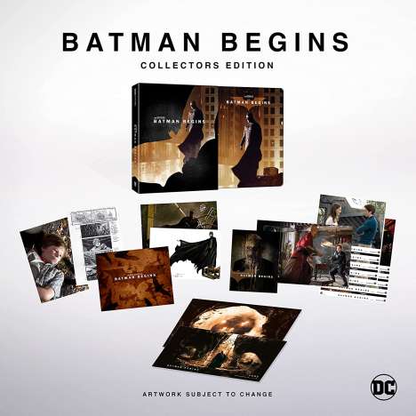 Batman Begins (Ultimate Collectors Edition) (UK Import mit deutscher Tonspur) (Ultra HD Blu-ray &amp; Blu-ray), 1 Ultra HD Blu-ray und 1 Blu-ray Disc