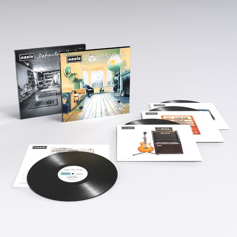 Oasis: Definitely Maybe (30th Anniversary) (LP1 &amp; LP2: remastered) (Limited Deluxe Edition), 4 LPs