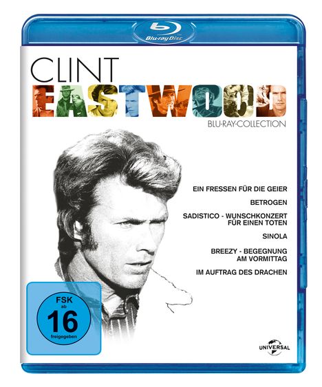 Clint Eastwood Collection (Blu-ray), 6 Blu-ray Discs