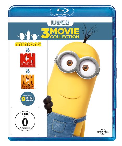 Minions Box (Blu-ray), 3 Blu-ray Discs