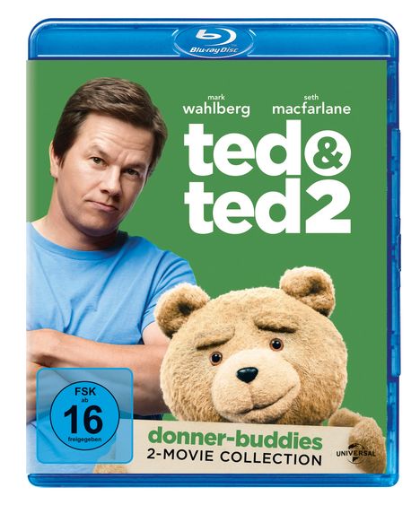 Ted 1 &amp; 2 (Blu-ray), 2 Blu-ray Discs