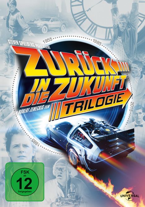 Zurück in die Zukunft I-III (30th Anniversary Edition), 4 DVDs