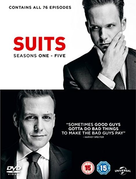 Suits Season 1-5 (UK Import), 10 DVDs