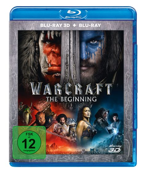 Warcraft: The Beginning (3D &amp; 2D Blu-ray), 2 Blu-ray Discs