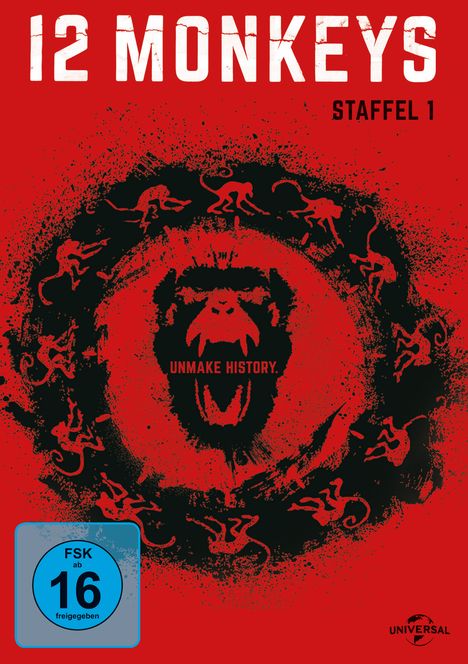 12 Monkeys Season 1, 4 DVDs