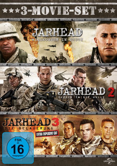 Jarhead 1-3, 3 DVDs
