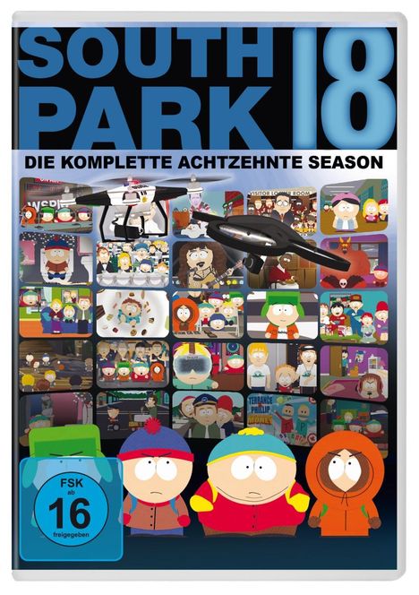 South Park Season 18, 2 DVDs