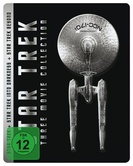 Star Trek: Three Movie Collection (Blu-ray im Steelbook), 6 Blu-ray Discs