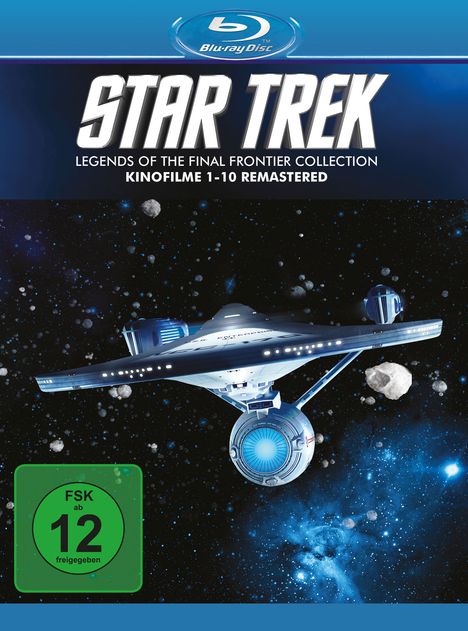 Star Trek 1-10 (Blu-ray), 10 Blu-ray Discs