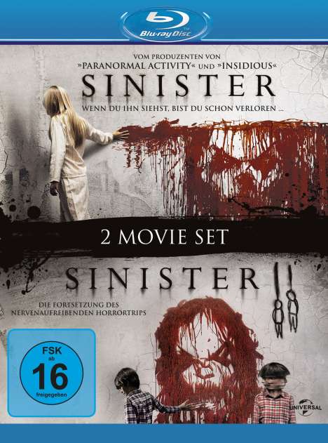 Sinister 1 &amp; 2 (Blu-ray), 2 Blu-ray Discs