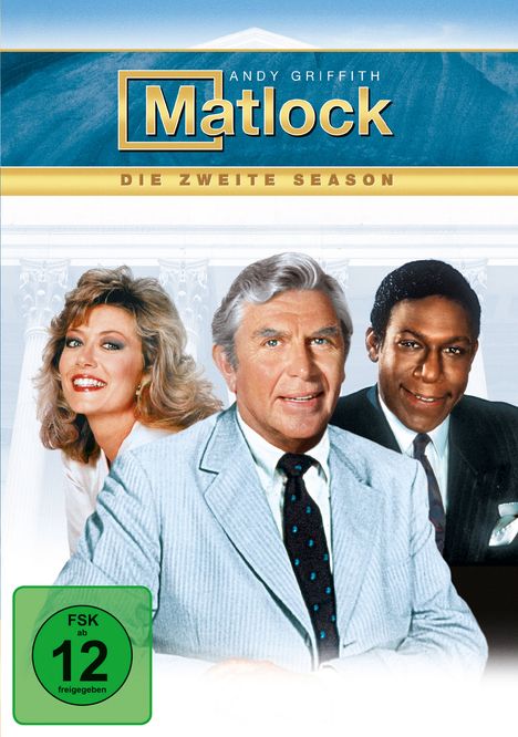 Matlock Season 2, 6 DVDs