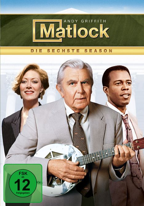 Matlock Season 6, 6 DVDs