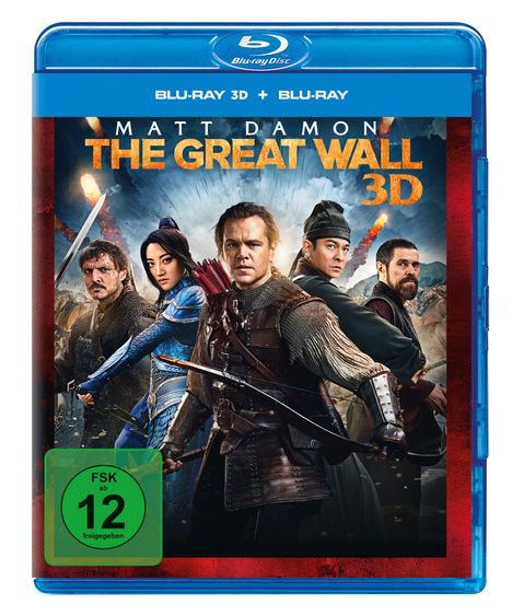 The Great Wall (3D &amp; 2D Blu-ray), 2 Blu-ray Discs