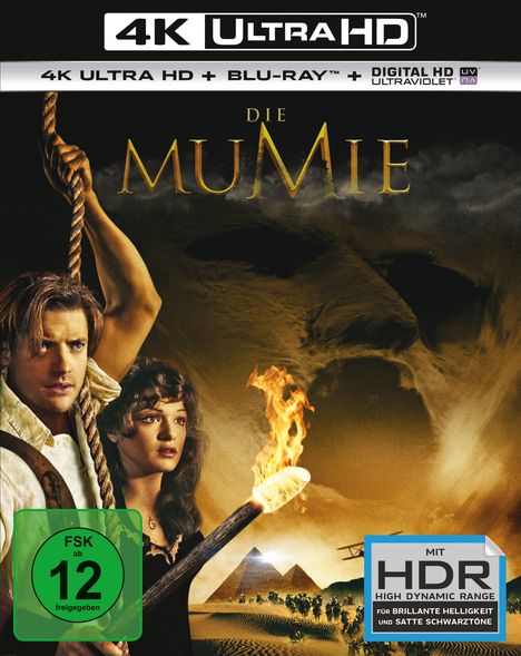 Die Mumie (1999) (Ultra HD Blu-ray &amp; Blu-ray), 1 Ultra HD Blu-ray und 1 Blu-ray Disc