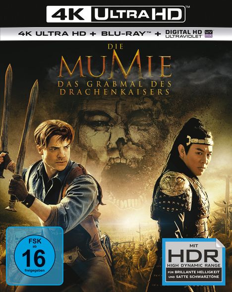 Die Mumie: Das Grabmal des Drachenkaisers (Ultra HD Blu-ray &amp; Blu-ray), 1 Ultra HD Blu-ray und 1 Blu-ray Disc