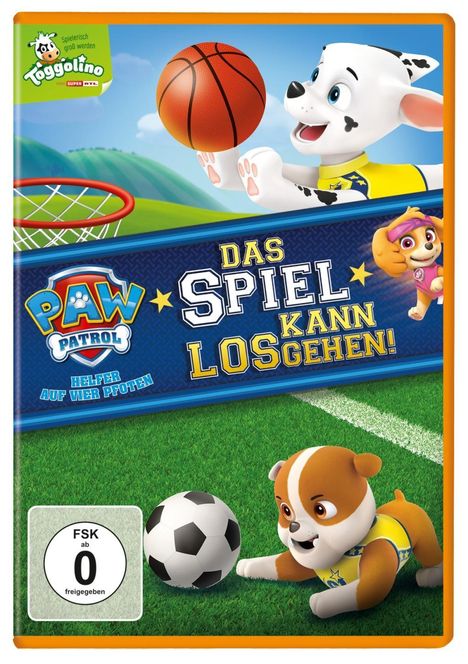 Paw Patrol: Das Spiel kann losgehen, DVD