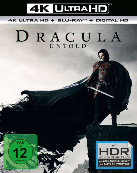 Dracula Untold (Ultra HD Blu-ray &amp; Blu-ray), 1 Ultra HD Blu-ray und 1 Blu-ray Disc