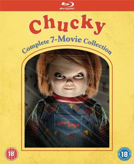 Chucky Complete 7-Movie Collection (Blu-ray) (UK Import), 7 Blu-ray Discs