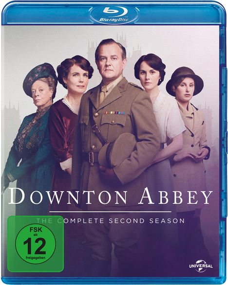 Downton Abbey Staffel 2 (neues Artwork) (Blu-ray), 4 Blu-ray Discs