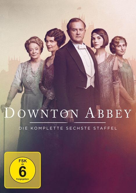 Downton Abbey Staffel 6 (finale Staffel) (neues Artwork), 4 DVDs