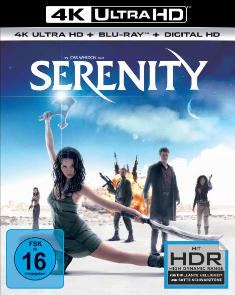 Serenity (Ultra HD Blu-ray &amp; Blu-ray), 1 Ultra HD Blu-ray und 1 Blu-ray Disc