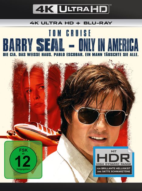 Barry Seal - Only in America (Ultra HD Blu-ray &amp; Blu-ray), 1 Ultra HD Blu-ray und 1 Blu-ray Disc