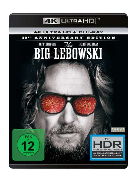 The Big Lebowski (Ultra HD Blu-ray &amp; Blu-ray), 1 Ultra HD Blu-ray und 1 Blu-ray Disc