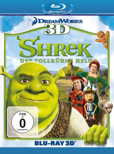 Shrek - Der tollkühne Held (3D Blu-ray), Blu-ray Disc