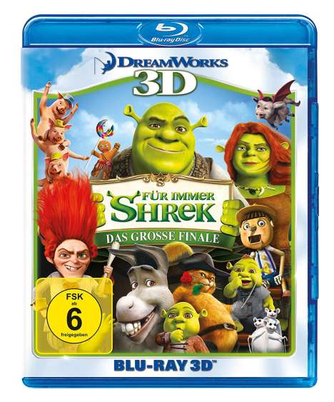 Shrek 4: Für immer Shrek (3D Blu-ray), Blu-ray Disc