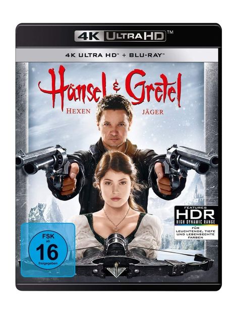 Hänsel und Gretel: Hexenjäger (Ultra HD Blu-ray &amp; Blu-ray), 1 Ultra HD Blu-ray und 1 Blu-ray Disc