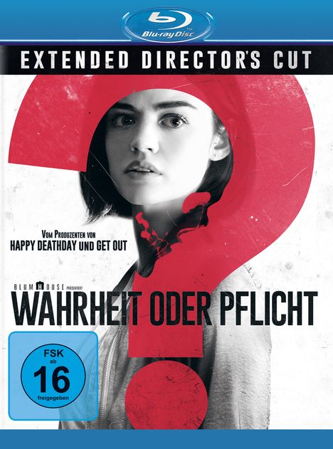 Wahrheit oder Pflicht (Blu-ray), Blu-ray Disc