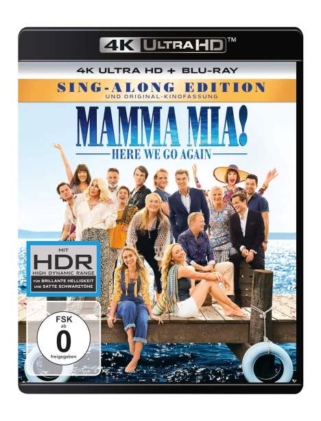 Mamma Mia! Here we go again (Ultra HD Blu-ray &amp; Blu-ray), 1 Ultra HD Blu-ray und 1 Blu-ray Disc