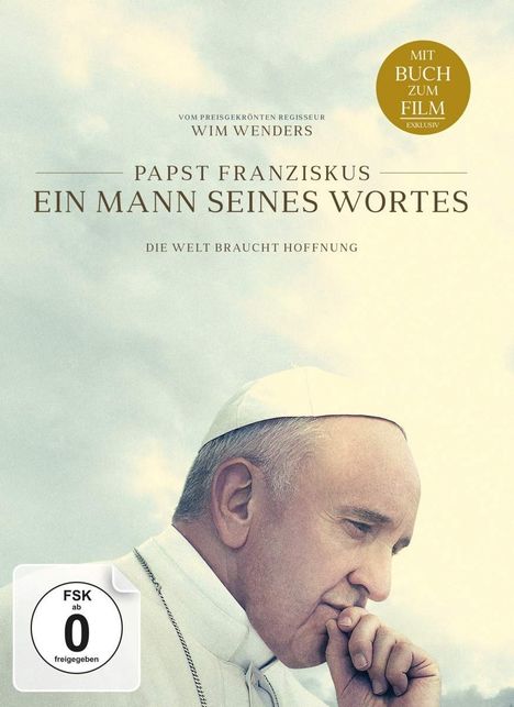 Papst Franziskus - Ein Mann seines Wortes (mit Buch zum Film), 1 DVD und 1 Buch