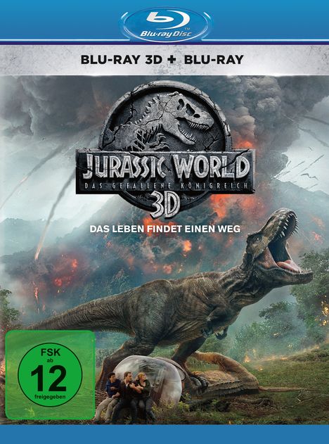Jurassic World: Das gefallene Königreich (3D &amp; 2D Blu-ray), 2 Blu-ray Discs