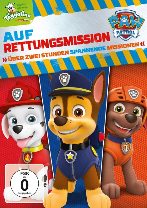 Paw Patrol: Auf Rettungsmission, DVD