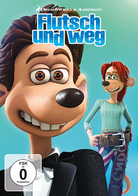 Flutsch und weg, DVD