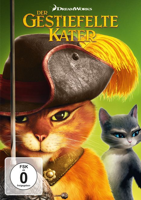 Der gestiefelte Kater (2011), DVD