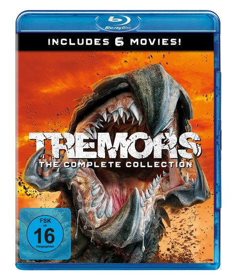 Tremors 1-6 (Blu-ray), 6 Blu-ray Discs