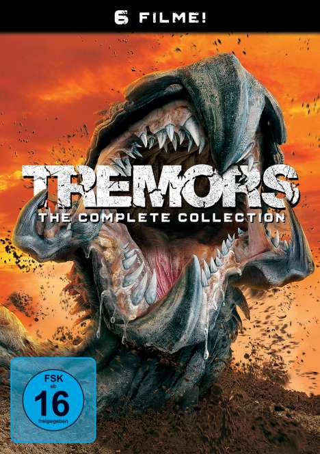 Tremors 1-6, 6 DVDs