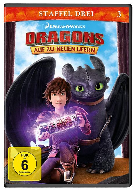 Dragons - Auf zu neuen Ufern Staffel 3, 4 DVDs