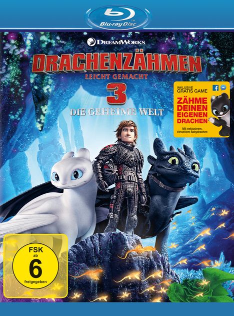 Drachenzähmen leicht gemacht 3 - Die geheime Welt (Blu-ray), Blu-ray Disc