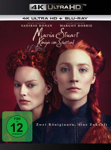 Maria Stuart, Königin von Schottland (2018) (Ultra HD Blu-ray &amp; Blu-ray), 1 Ultra HD Blu-ray und 1 Blu-ray Disc