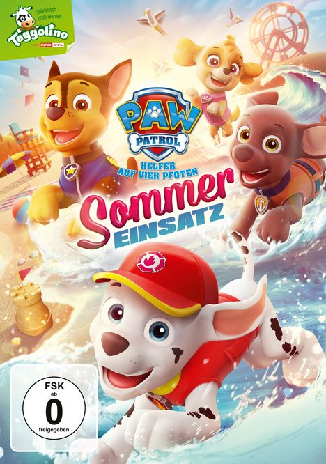 Paw Patrol: Sommer Einsatz, DVD