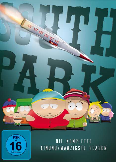 South Park Season 21, 2 DVDs