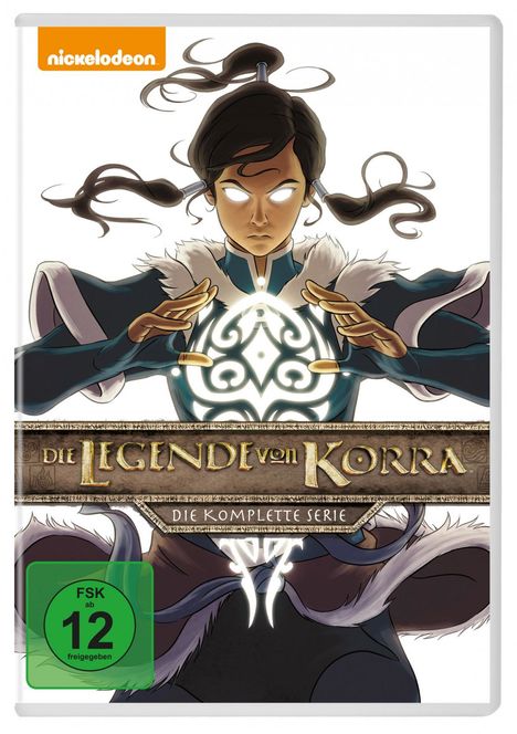 Die Legende von Korra (Komplettbox), 8 DVDs